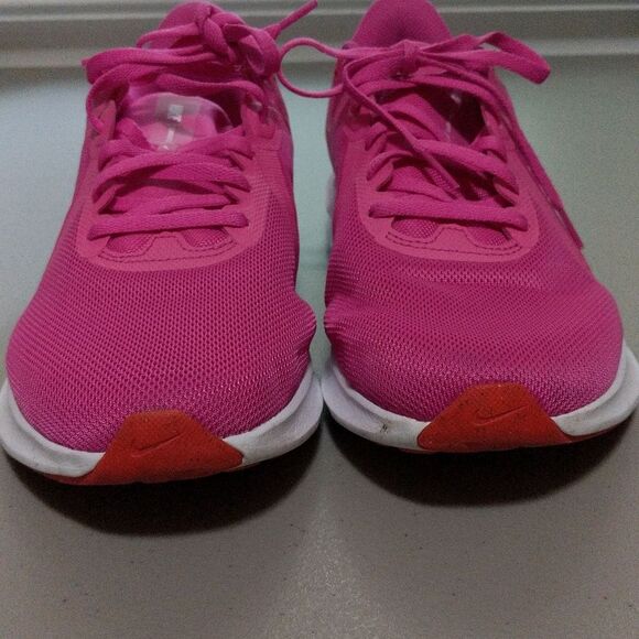 Nike downshifter athletic sneaker pink white size 9 - Picture 4 of 12